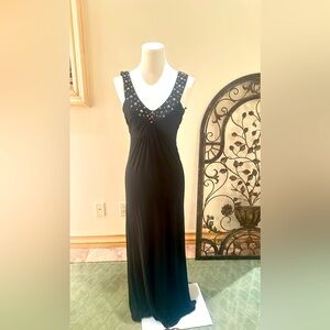 Black long dress petite size S